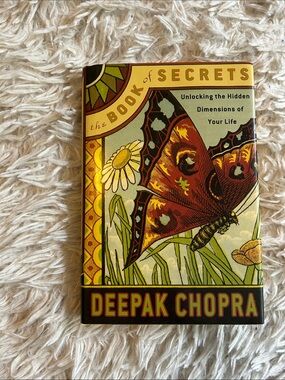 The Book of Secrets by Deepak Chopra, hidden dimensions of life, hardcover